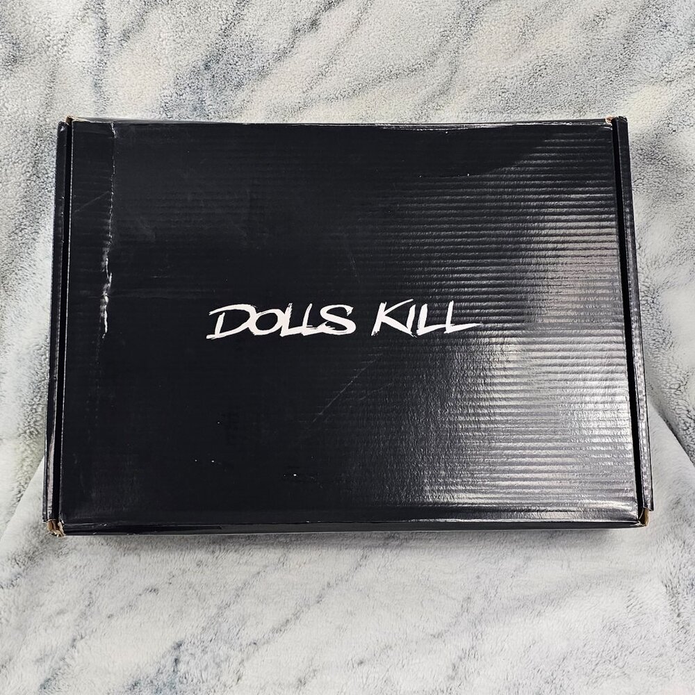 Dolls Kill Trickz N Treatz 10 Dripping Blood Scream Queen Platform Traitor Boots - Picture 12 of 12